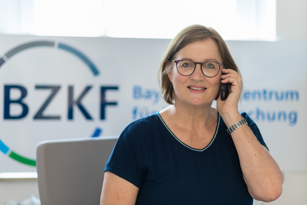 Susanne Kagermeier, Ansprechpartnerin am BürgerTelefonKrebs; © Matthias Merz Fotografie