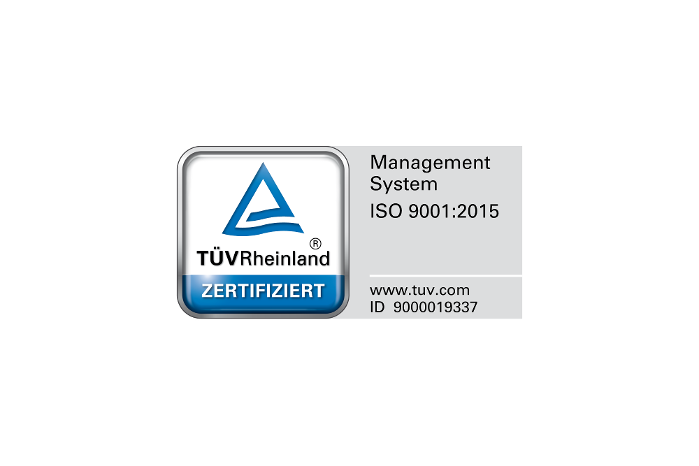 TÜV Rheinland Prüfzeichen 9000019337 | ZN 2301175