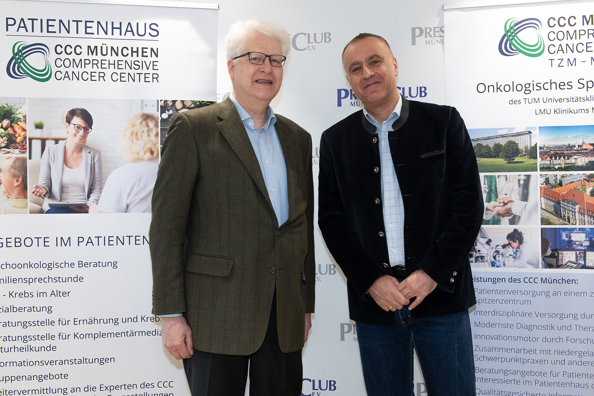 Prof. Volker Heinemann und Prof. Hana Algül