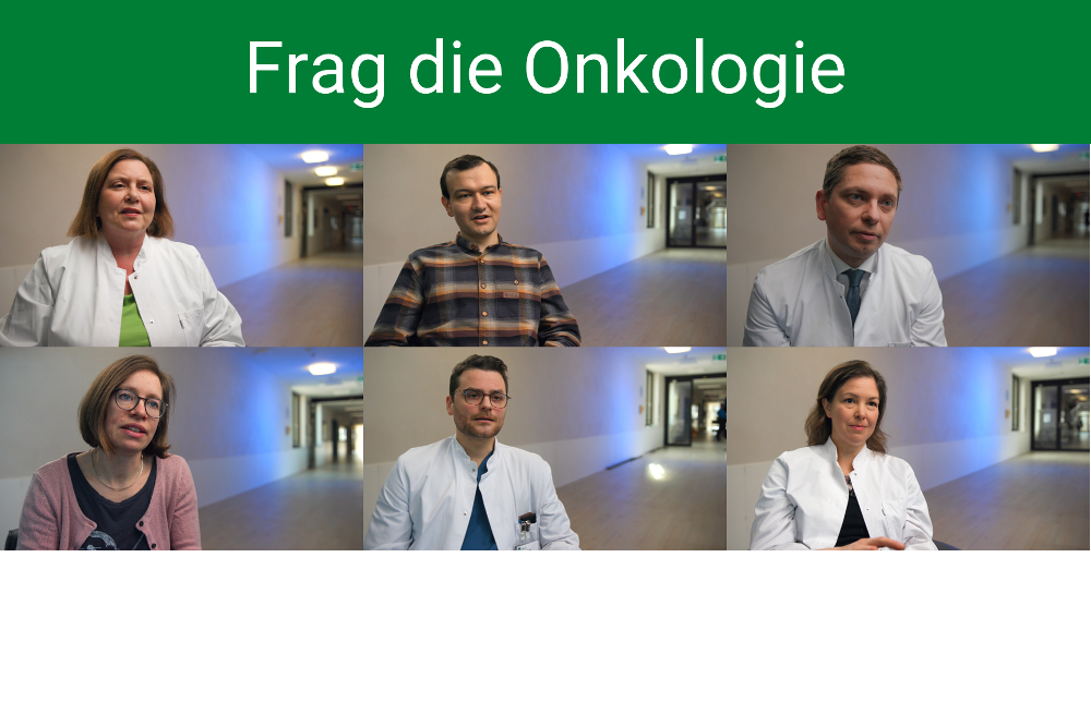 Bild: Fachexperten der Videoreihe „Frag die Onkologie“