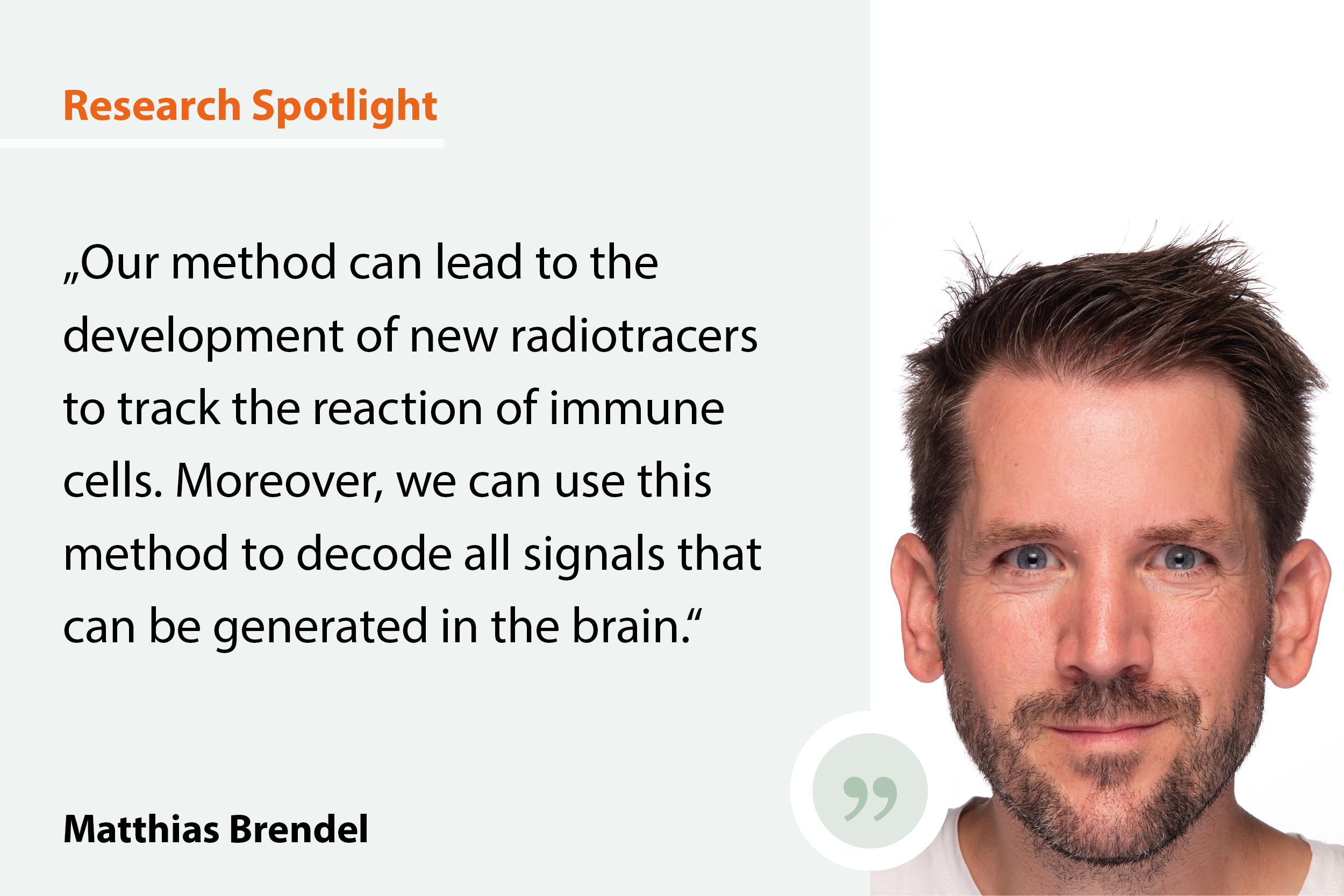  Research Spotlight: Photo of the researcher and a quote about the impact of the research