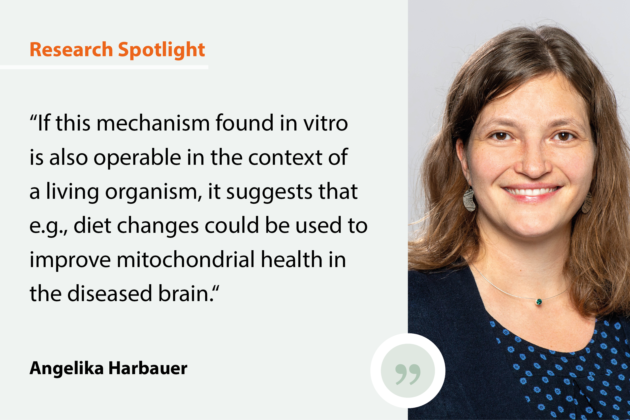  Research Spotlight: Photo of the researcher and a quote about the impact of the research