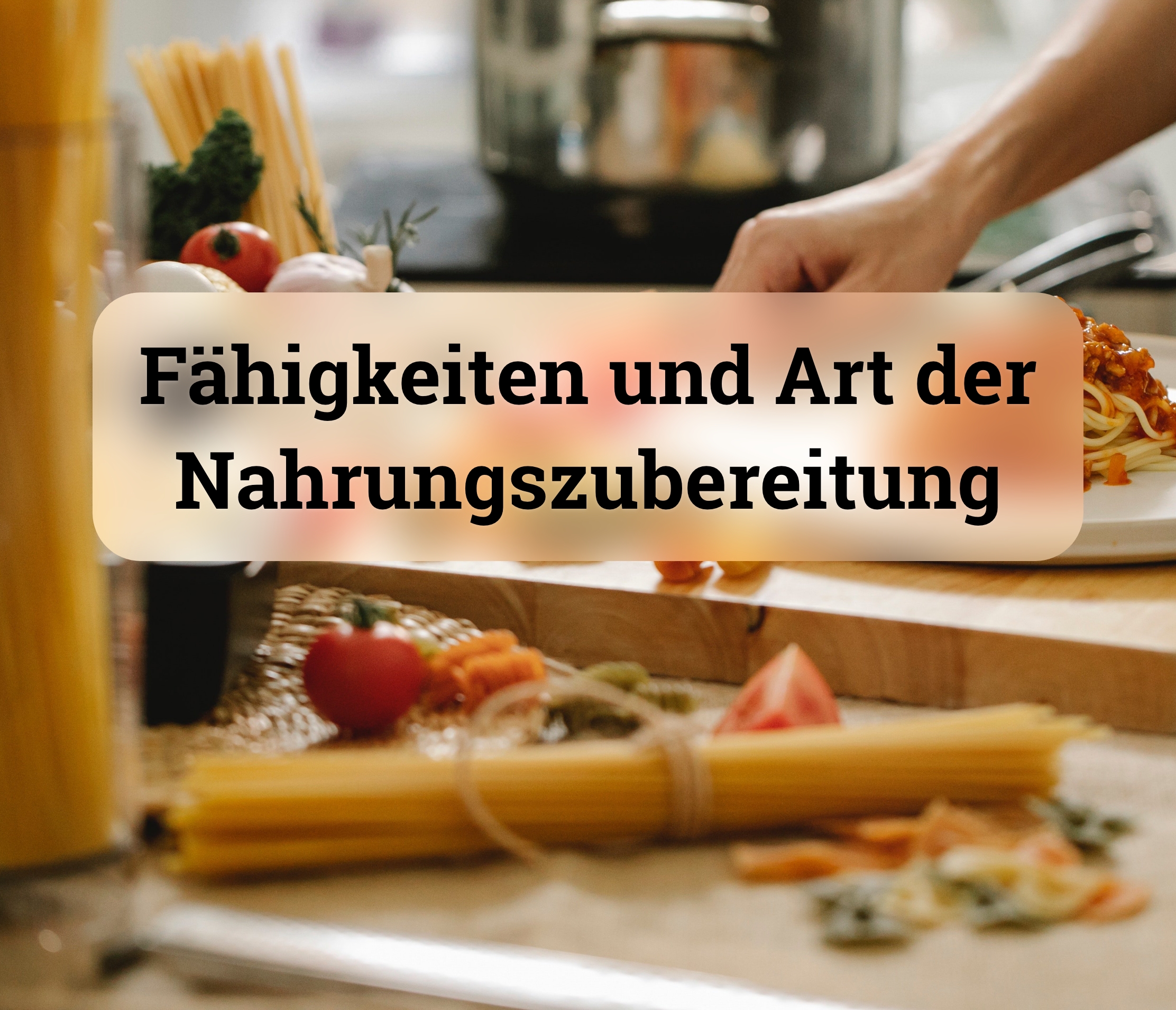 Fähigkeiten und Art der Nahrungszubereitung (in der Familie) als Einflussfaktor auf das Körpergewicht