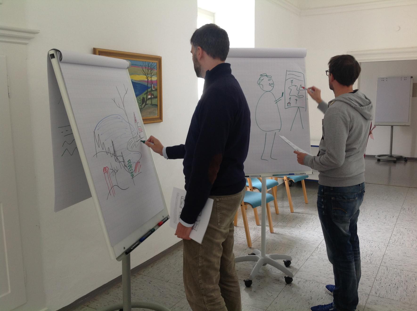 Medizindidaktische Kurse - Flipchartgestaltung