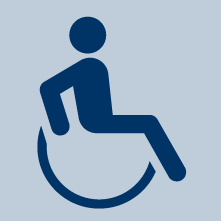 Icon Rollstuhlfahrer