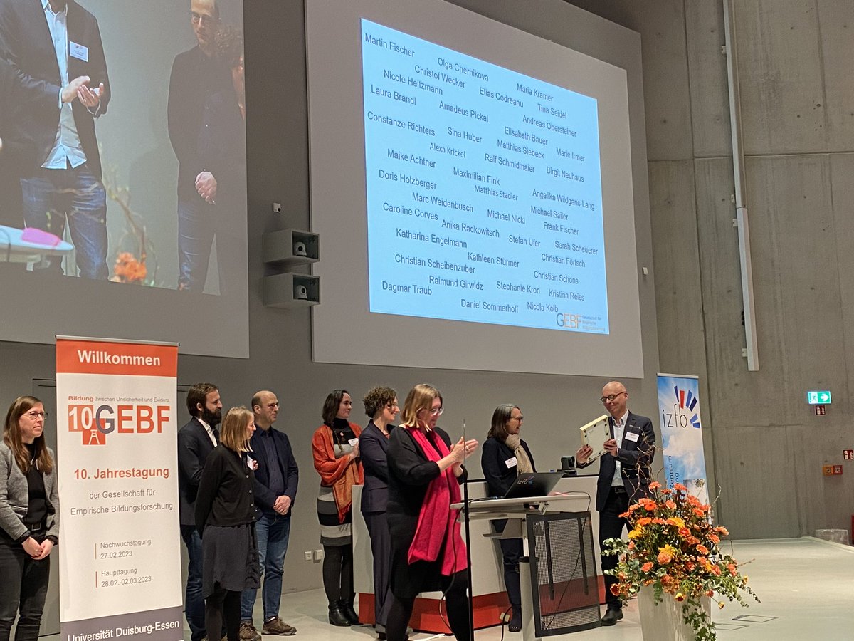 GEBF-Preisverleihung an die Cosima Forschungsgruppe, Universität Duisburg-Essen 2023