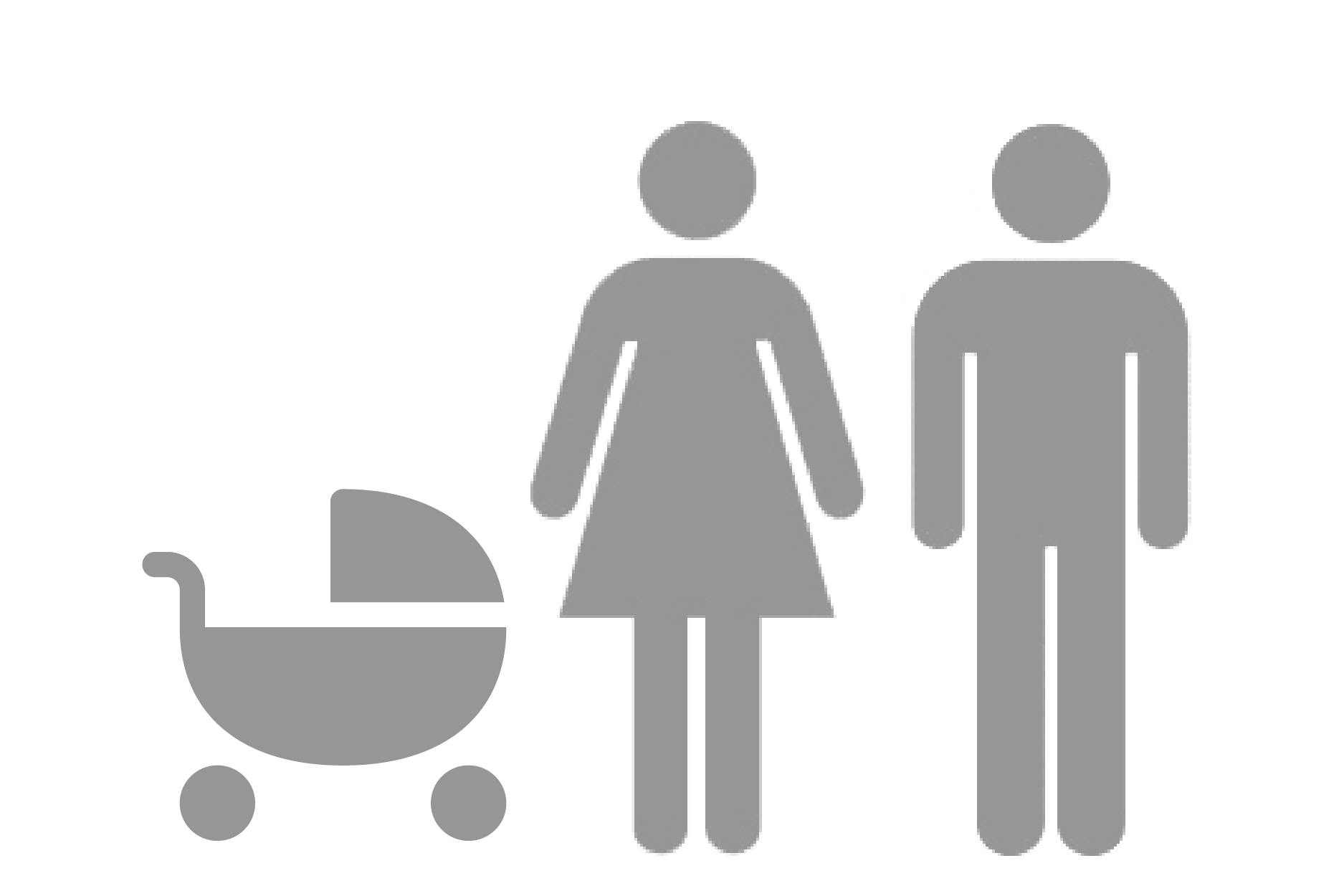  Icon of a family with a stroller