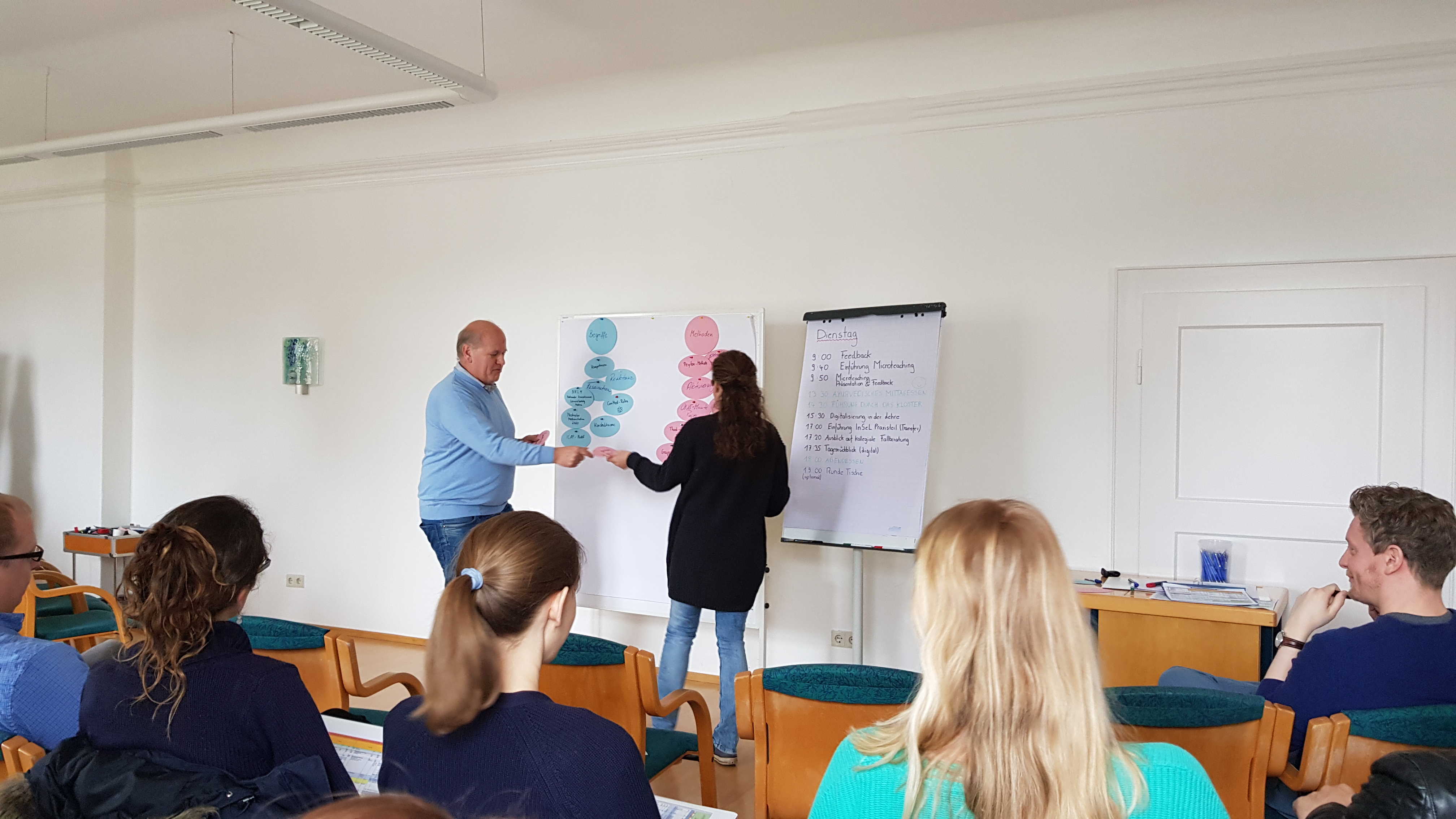 Pinnwandmoderation im Plenum