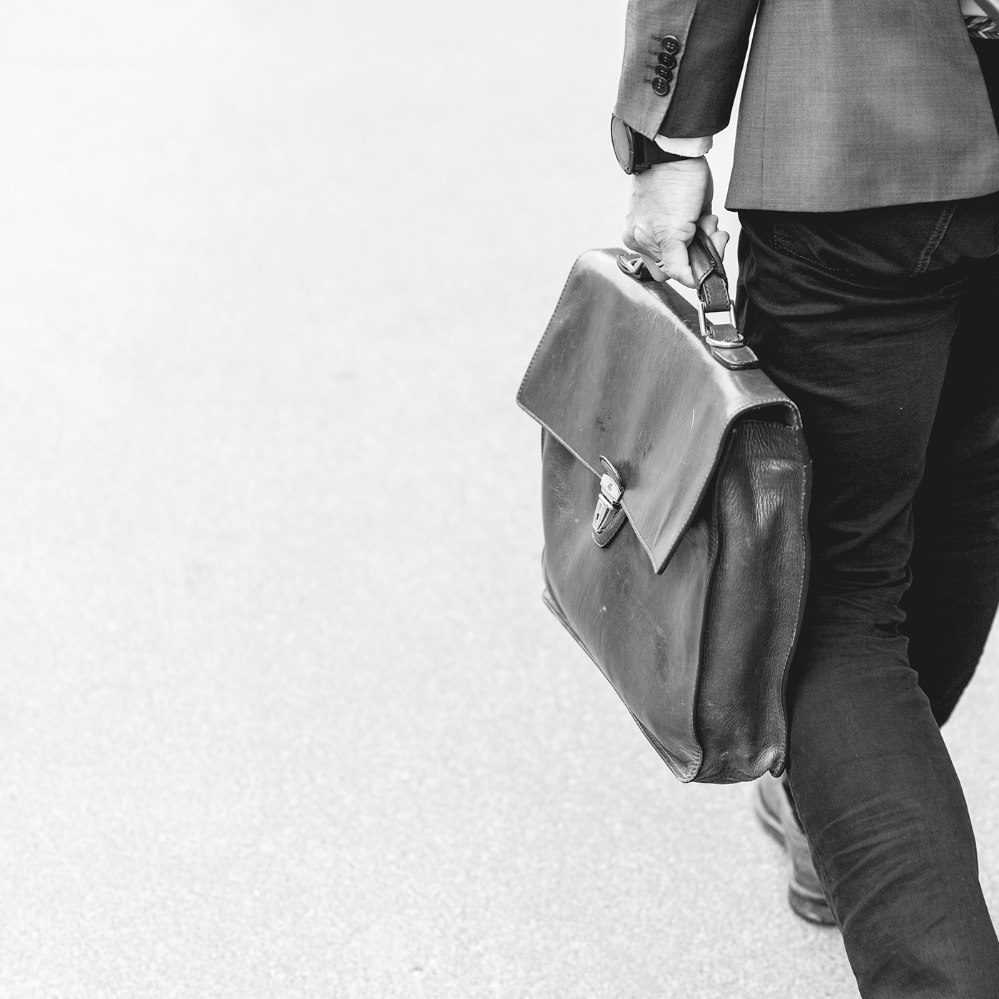  Person carrying a briefcase