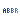 Großes A B B R, als Abkürzungs Icon