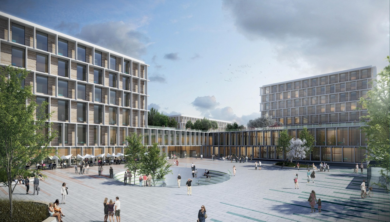 Perspektive Außenraum von OBERMEYER Planen + Beraten GmbH München