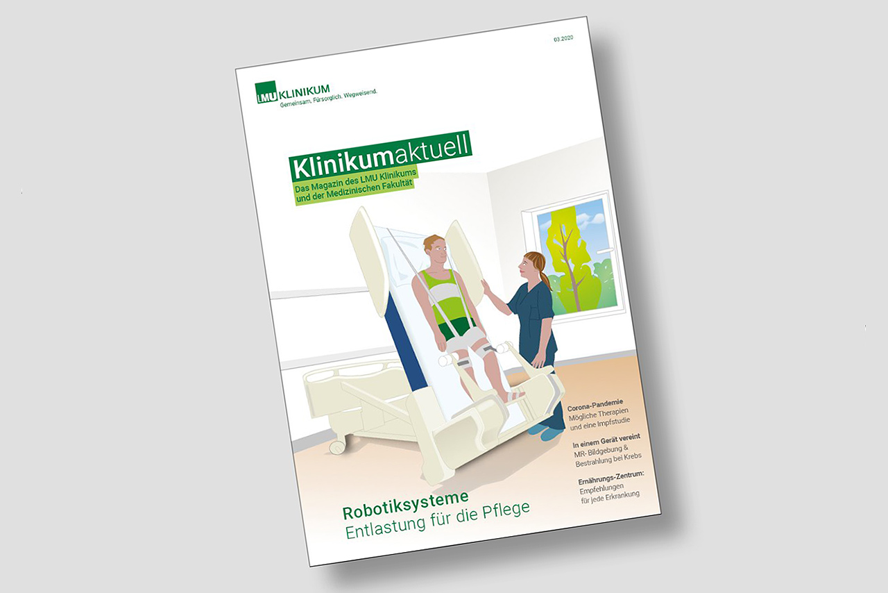 Titelseite des Patientenmagazins Klinikum aktuell, Ausgabe 3/2020