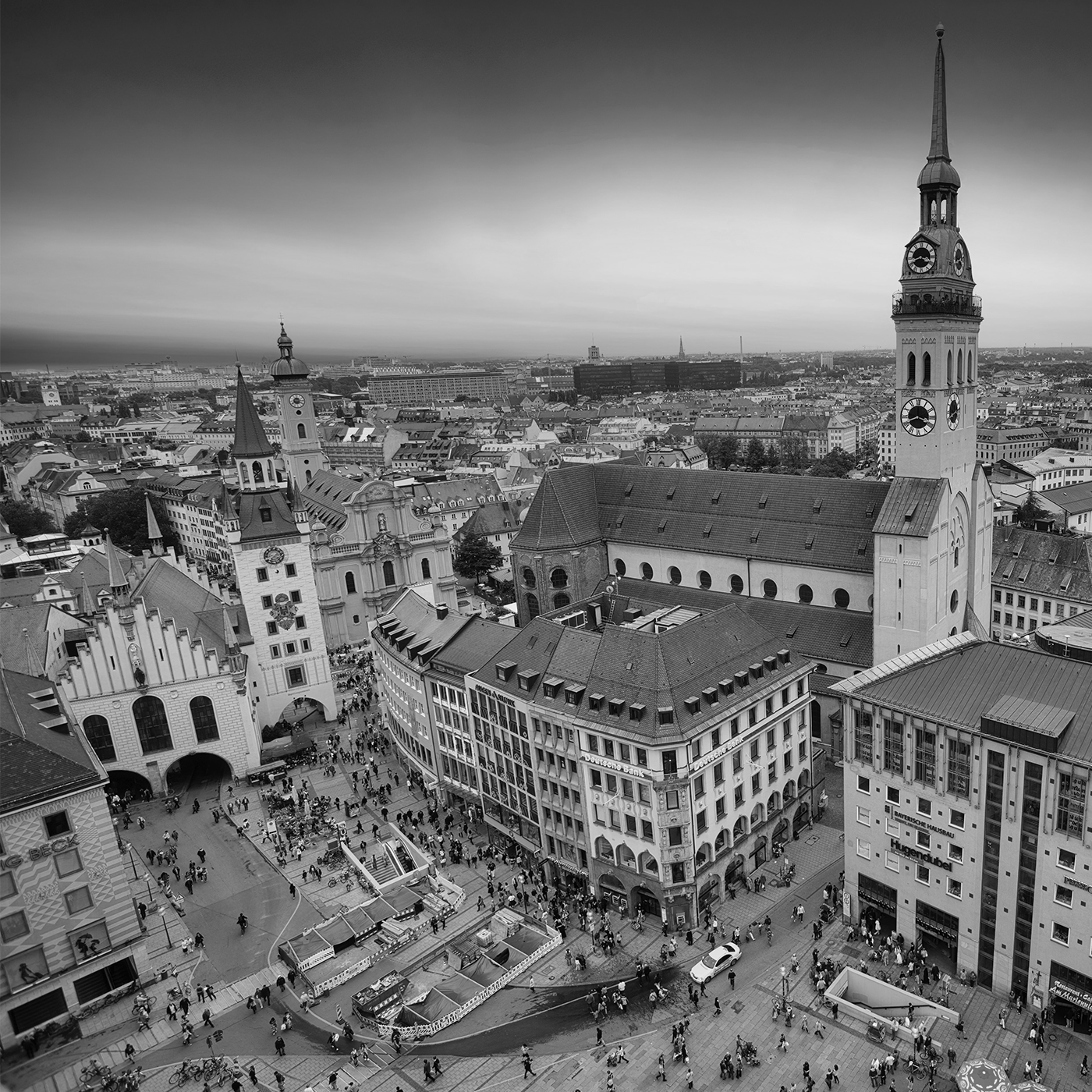 Aerial photo of Munich