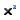 x mit hochgestellter 2, das als markierten Text hochstellen Icon dient