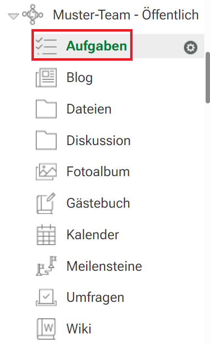 Aufgaben im KUM-Teams Arbeitsbereich anlegen