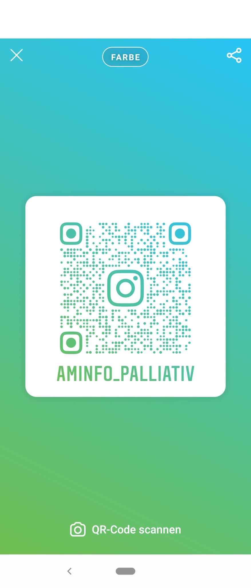 QR-Code Arzneimittelinfo Palliativ_Instagram