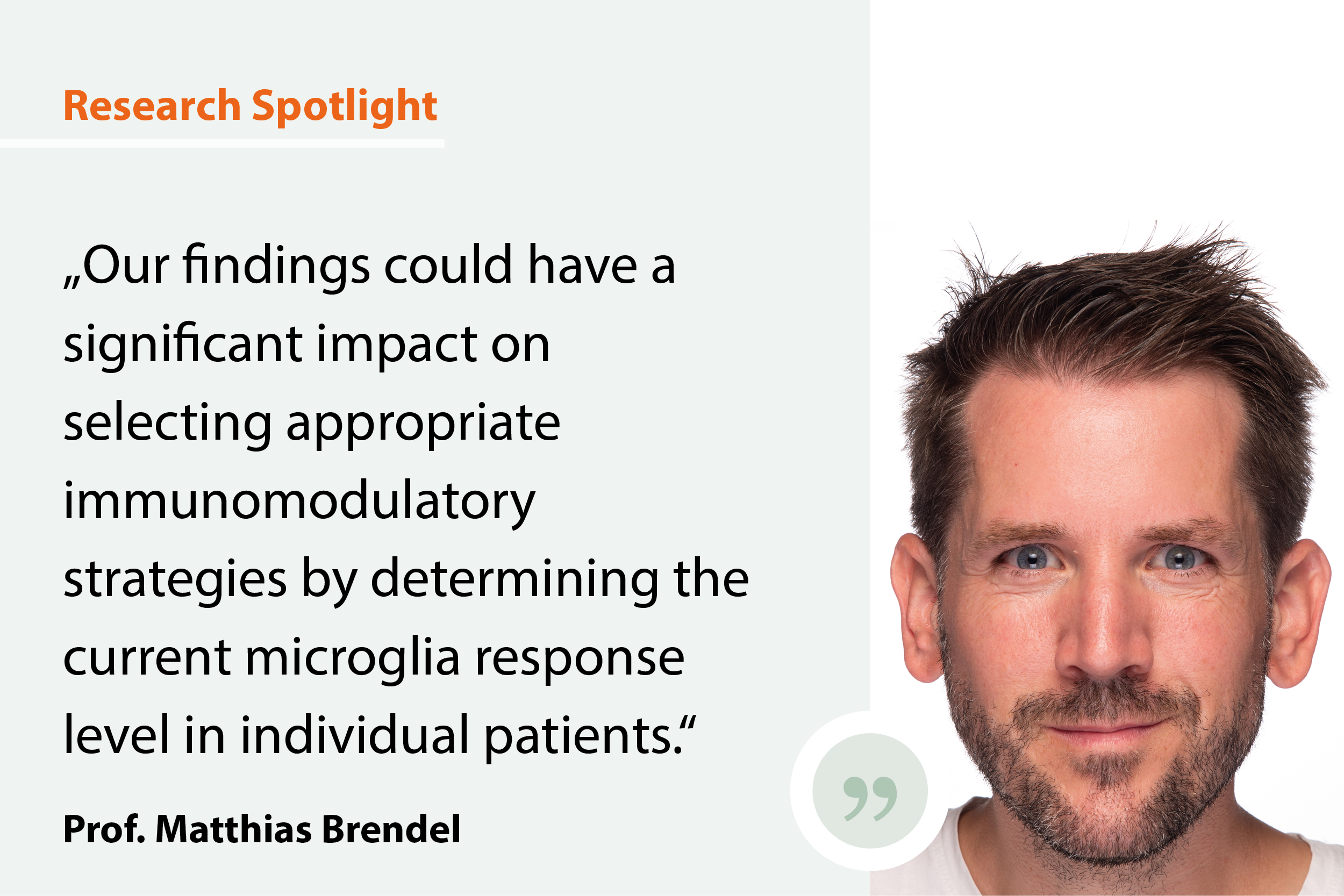  Research spotlight: portrait of  researcher and a quote on the impact of their research