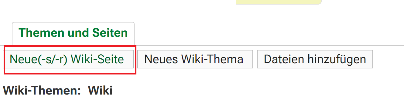 Wiki in KUM-Teams anlegen