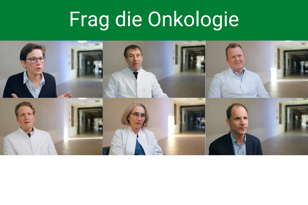 Bild: Fachexperten der Videoreihe „Frag die Onkologie“