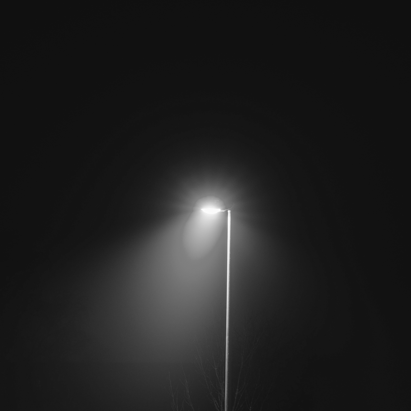  A streetlight in the dark