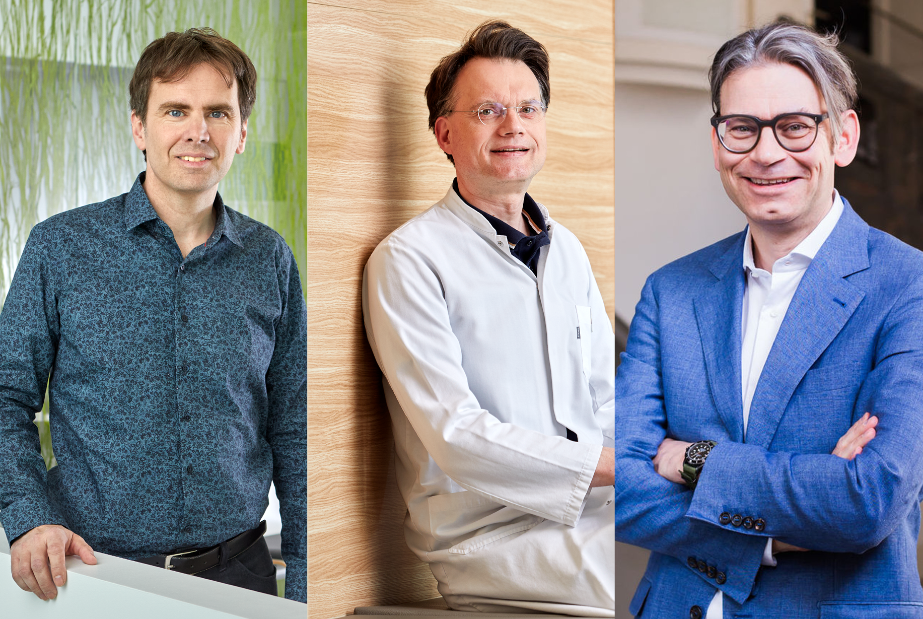  Profile pictures of Dieter Erbauer, Thomas Korn and Christian Weber