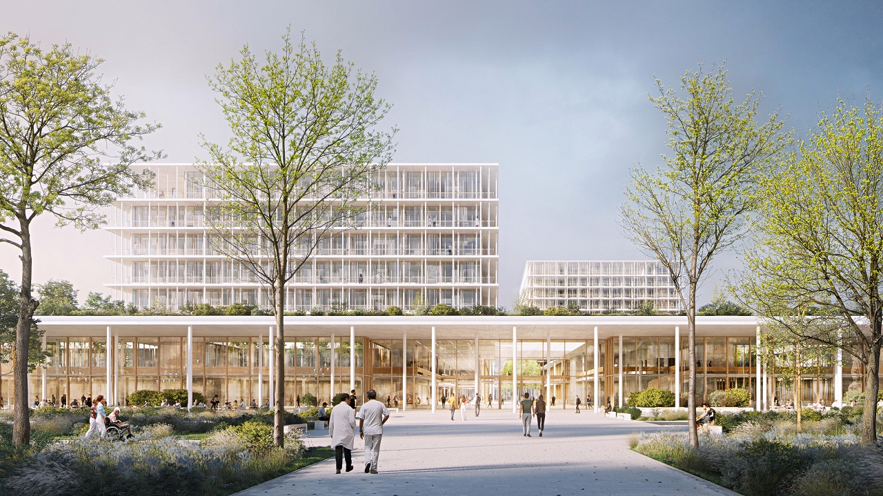 Perspektive Außenraum von LUDES Architekten-Ingenieure GmbH München