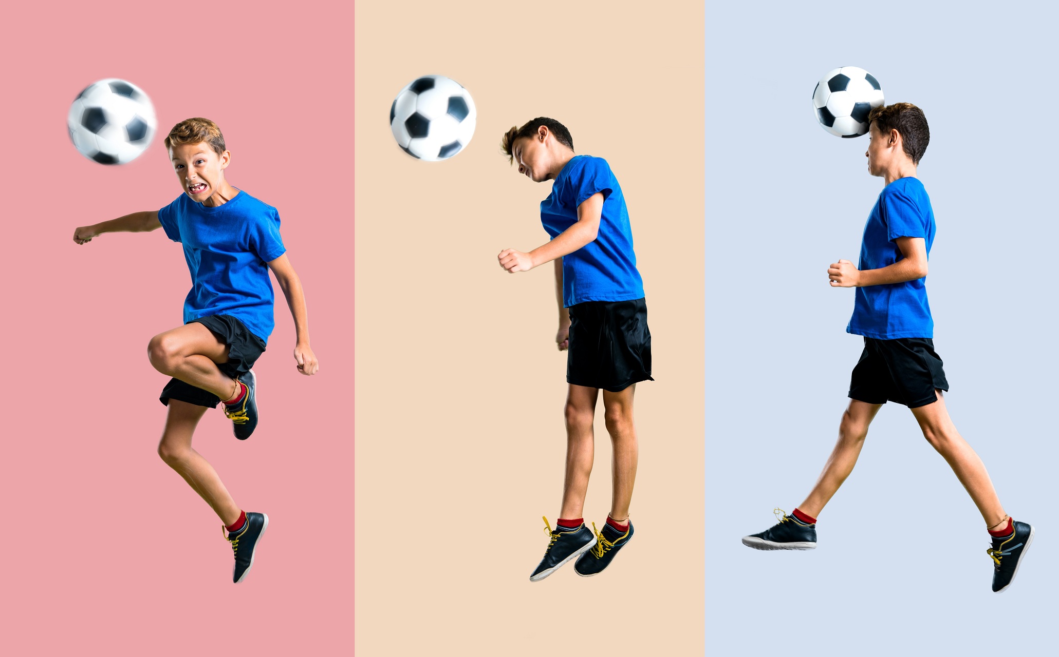 Symbolbild Kopfballspiel