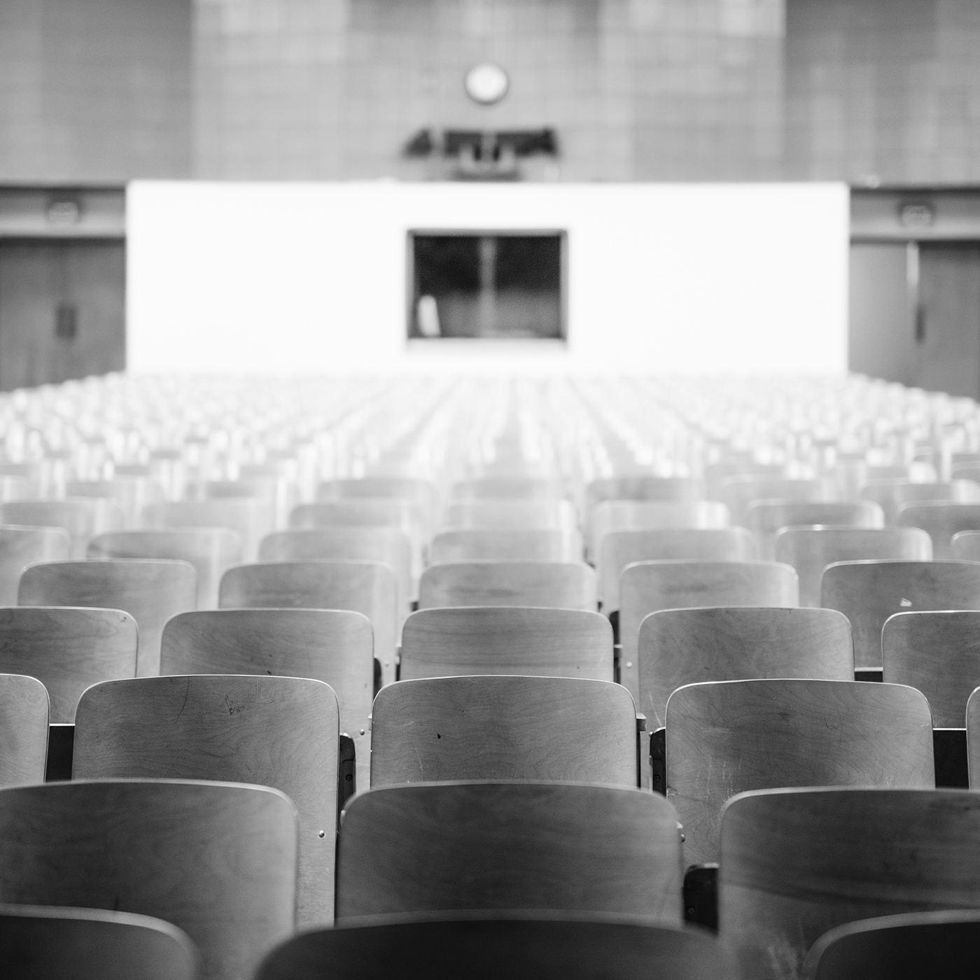  A room with empty chairs