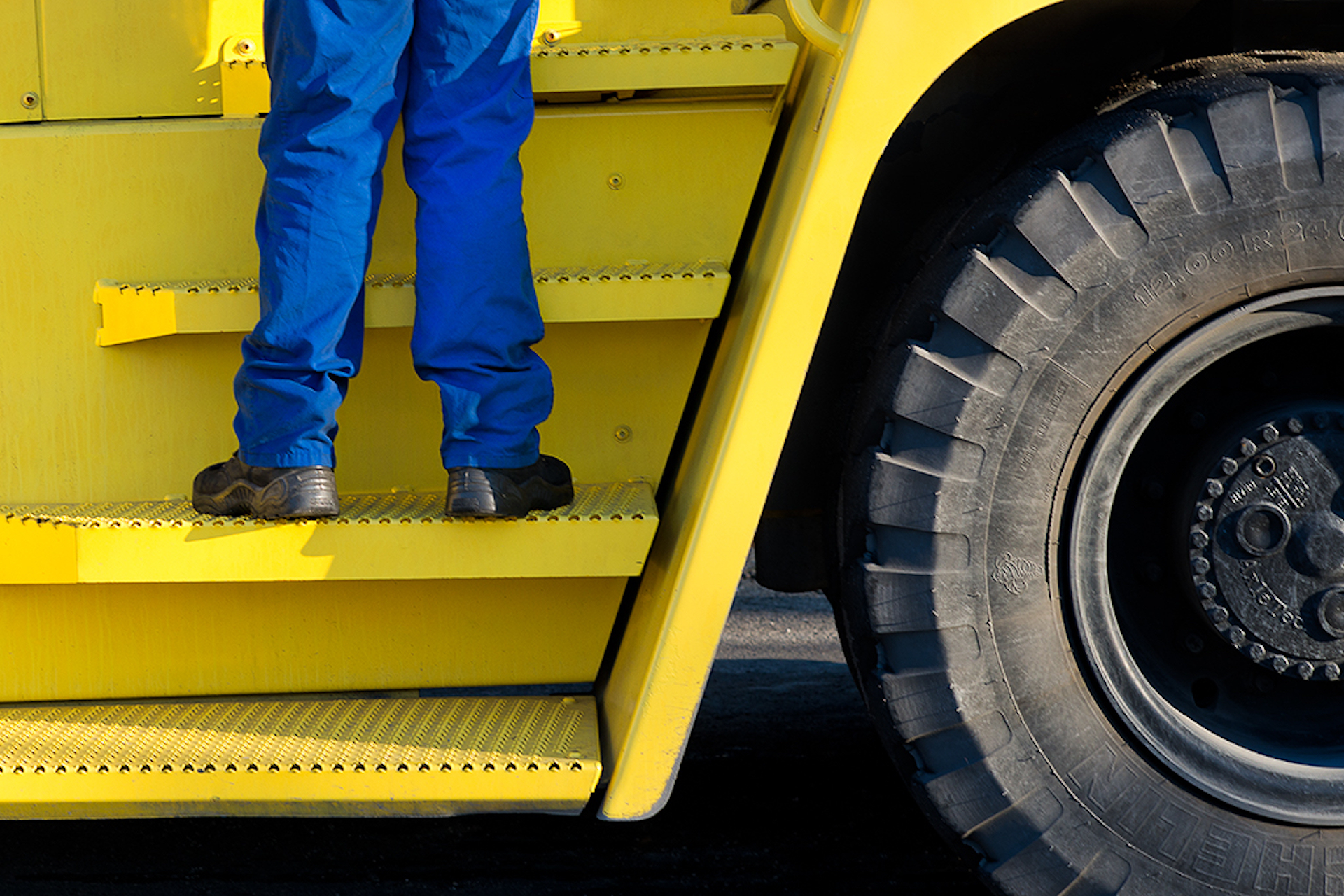 work in blue and yellow, by Thomas Leth-Olsen, available from flickr.com, License CC BY-SA 2.0