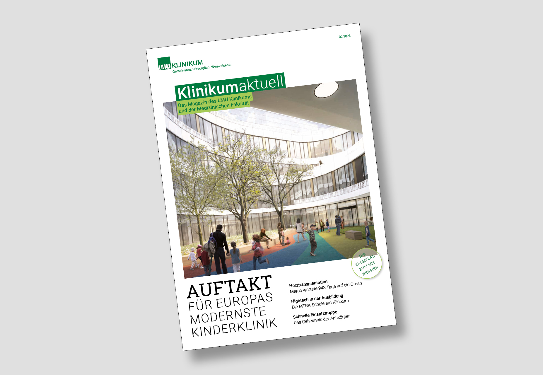 Die Titelseite des Magazins mit dem Thema Das Neue Hauner