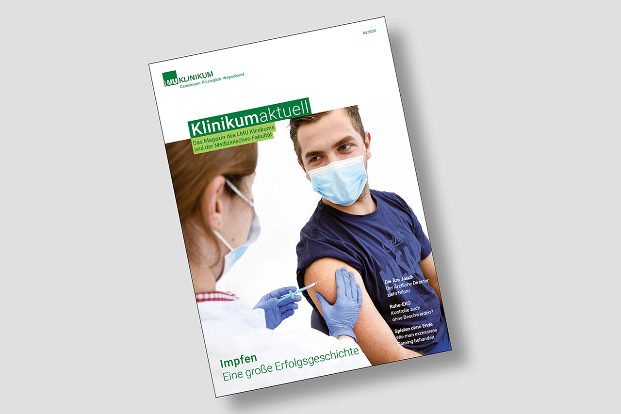 Titelseite des Magazins Klinikum aktuell der Ausgabe 4 - 2020