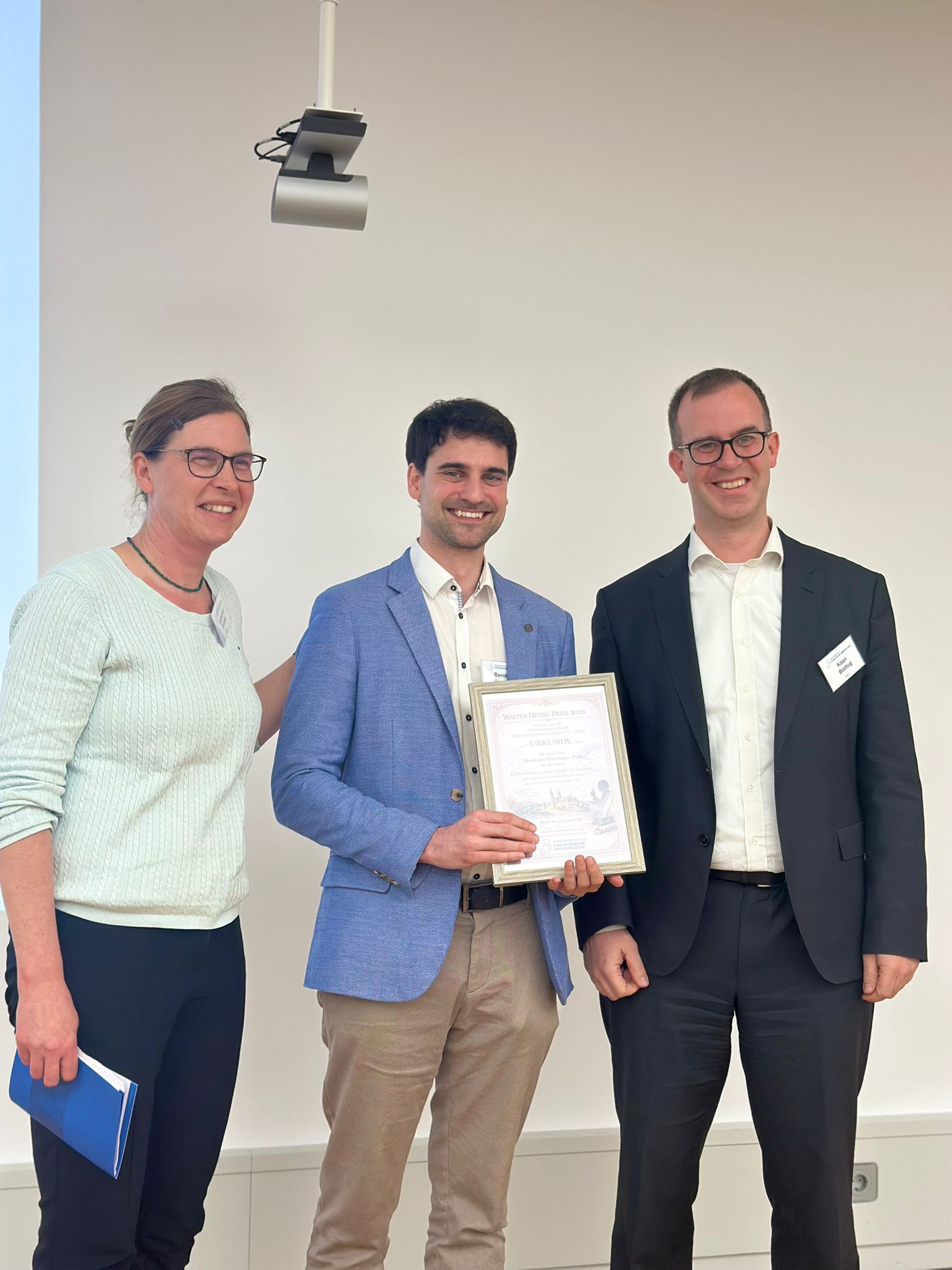 Dr. Bernhard Ransmayr - Walter Hitzig Prize