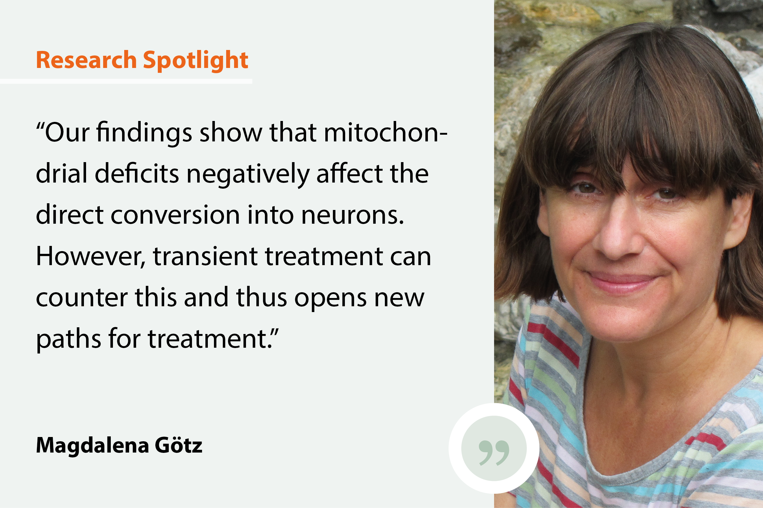  Research Spotlight: Photo of the researcher and a quote about the impact of the research